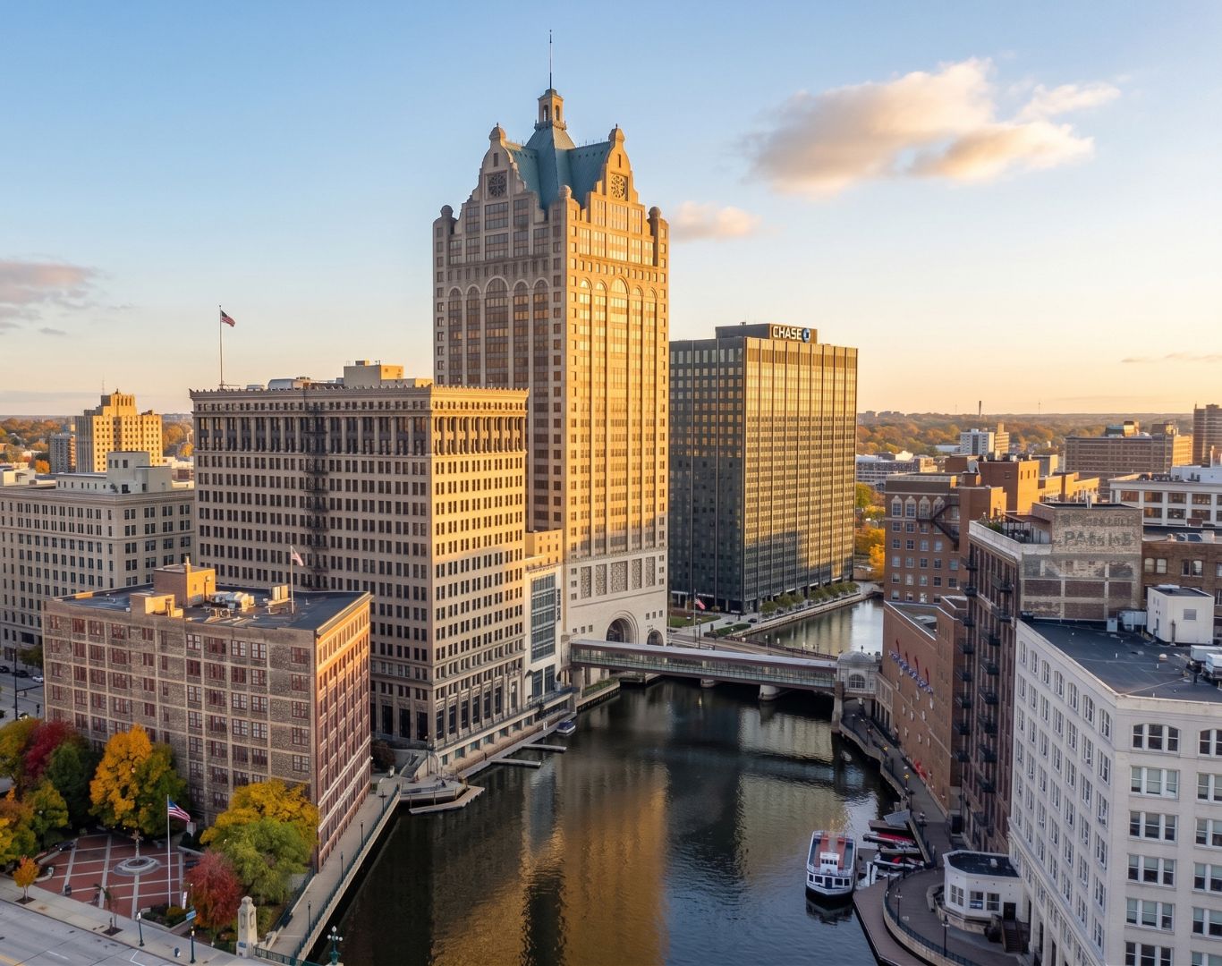 Milwaukee River, Downtown Milwaukee, WI