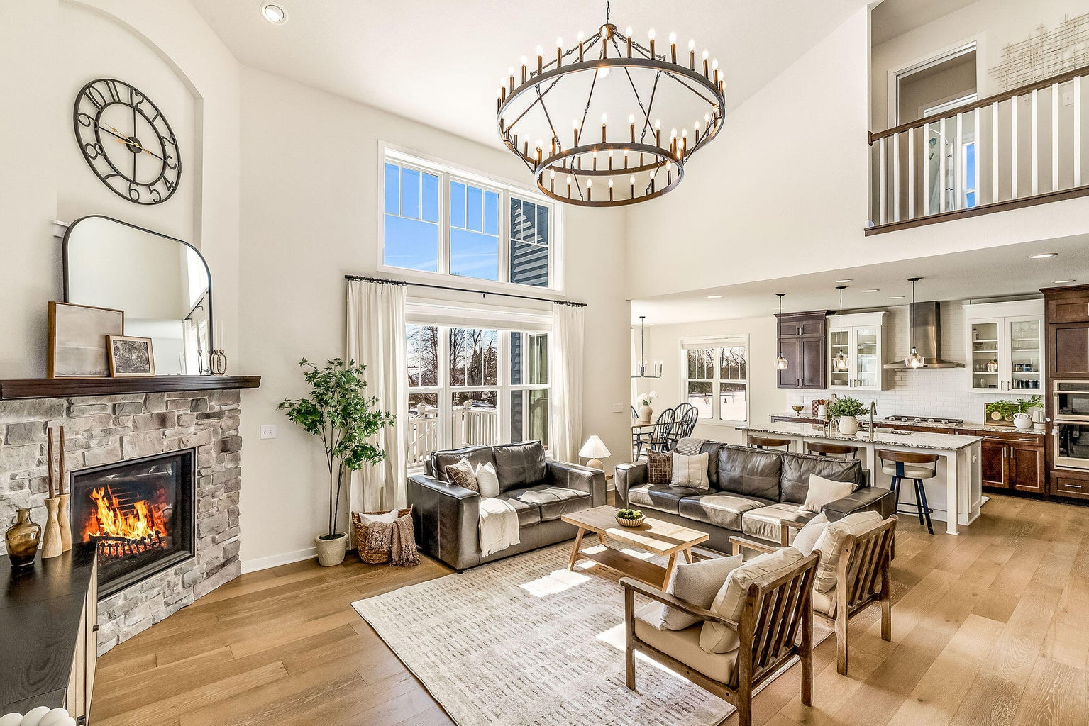 Modern listing setup showing home staging near me in Ozaukee County, WI