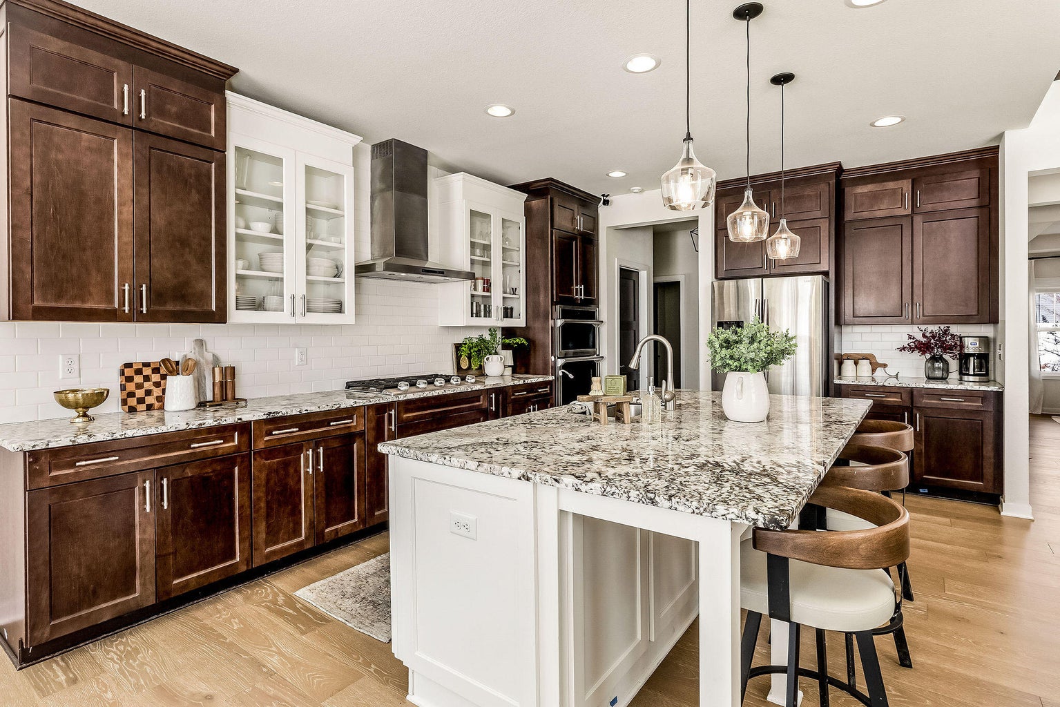 Light-filled room styled for Home Staging in Pewaukee, WI