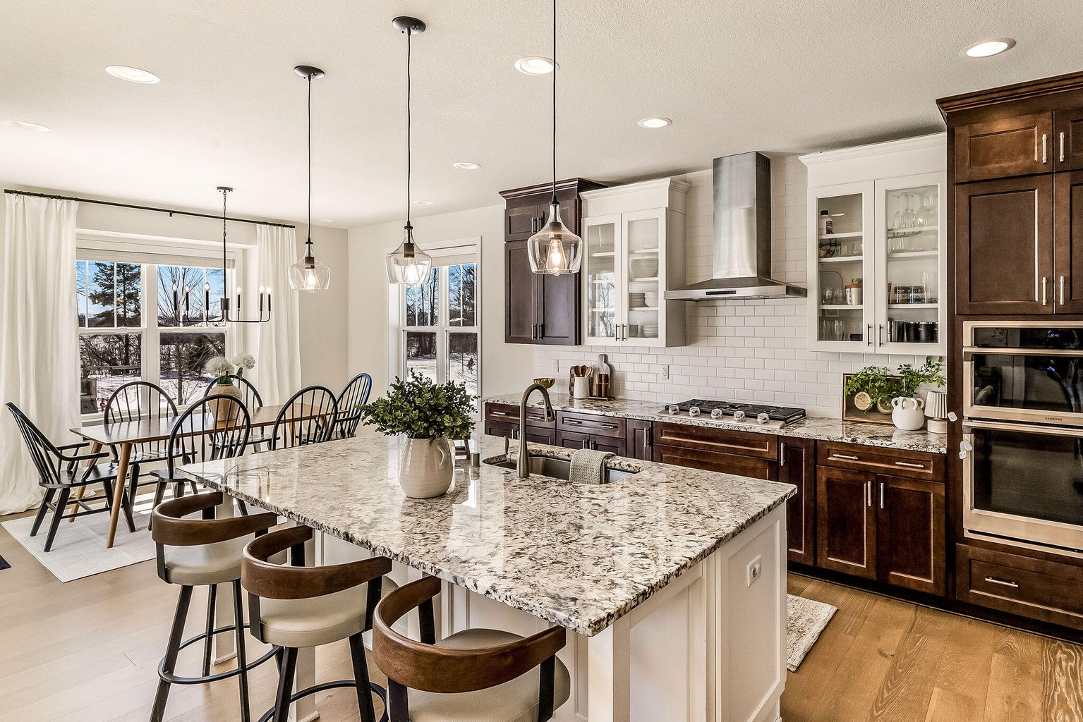 Professionally styled living space for Home Staging in Oconomowoc, WI