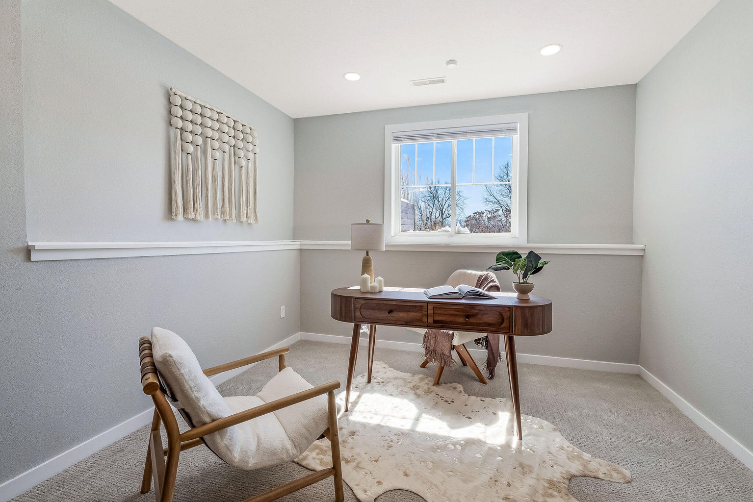 Bright and welcoming interior styled for Home Staging in Cudahy, WI