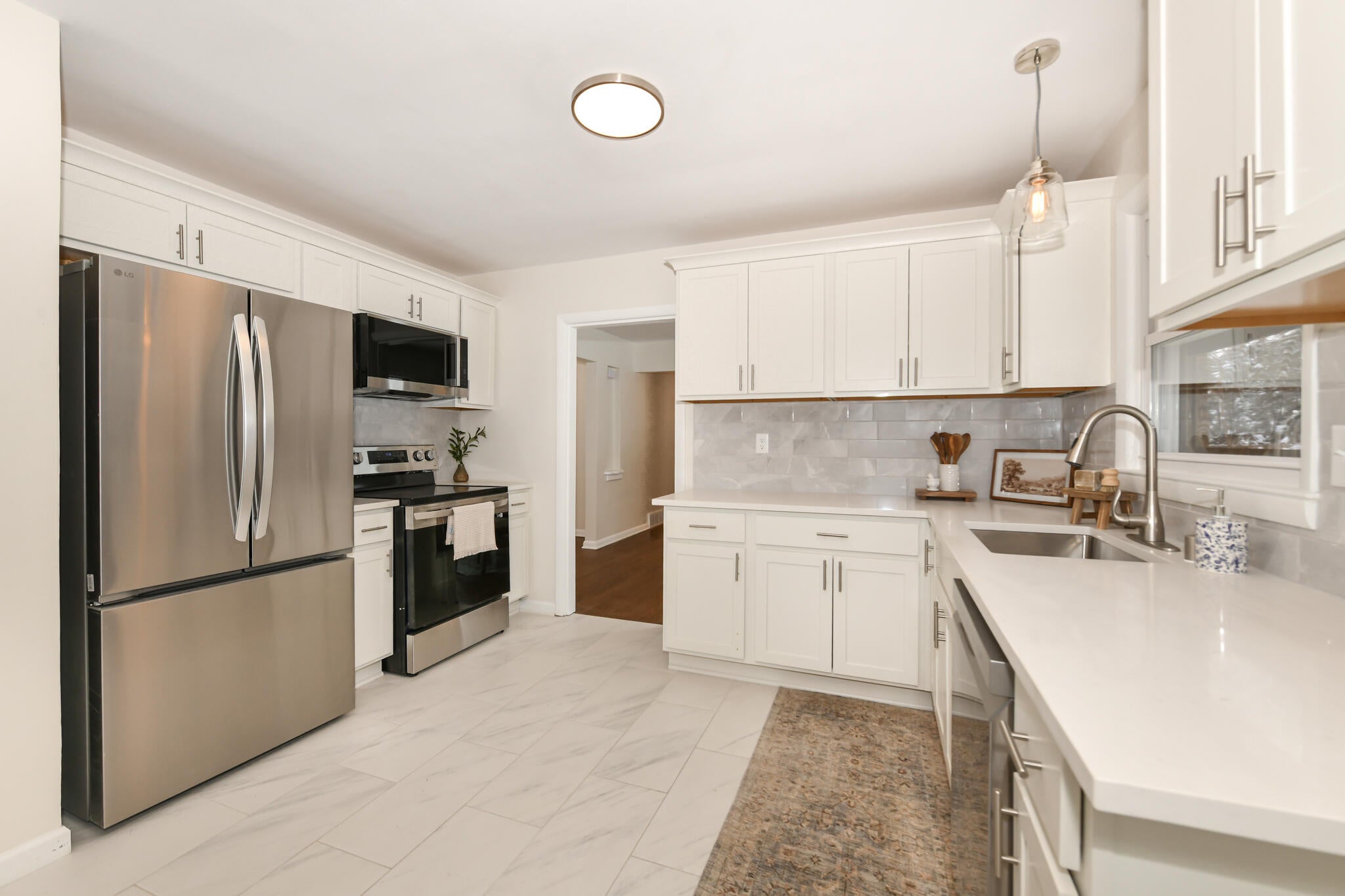 Refined interior styled for Home Staging in Fox Point, WI