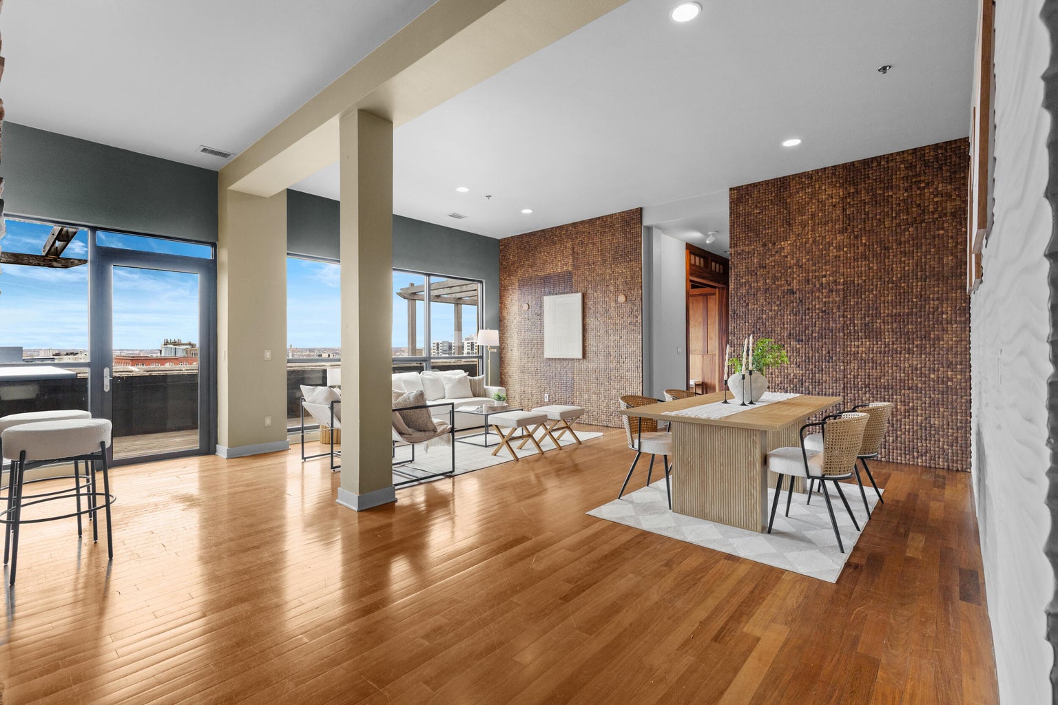 Professionally prepared room for home staging near me in South Milwaukee, WI