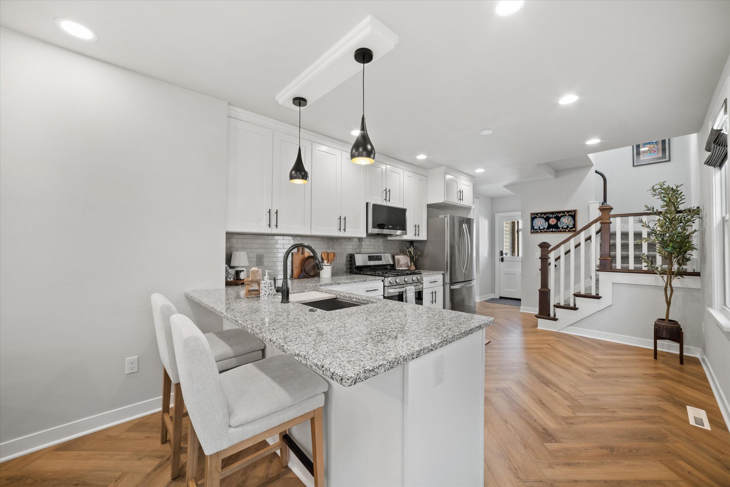 Professionally staged room for home staging near me in Saint Francis, WI