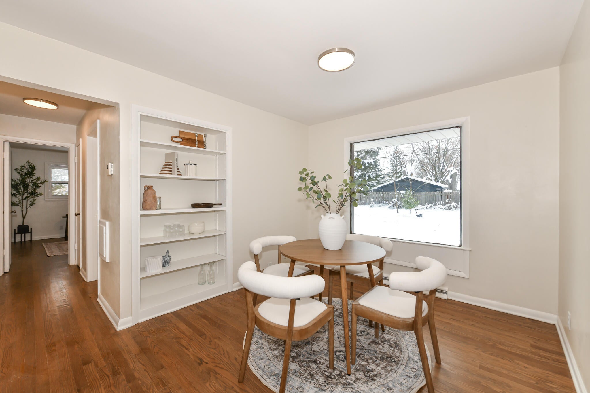 Refined interior styled for Home Staging in Shorewood, WI