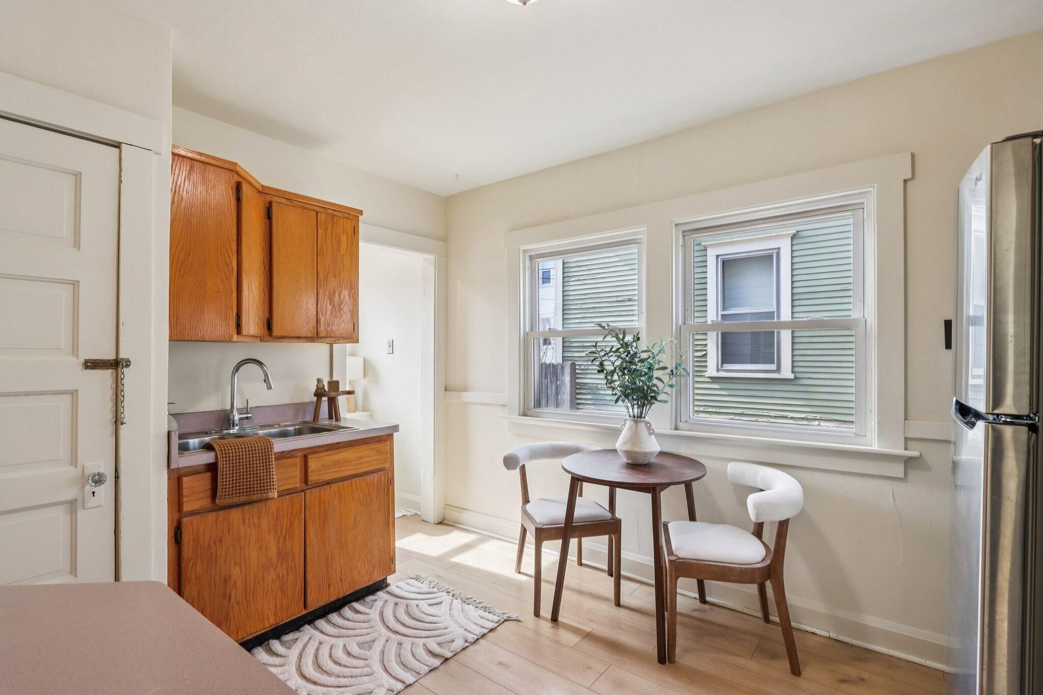 Welcoming interior styled for Home Staging in South Milwaukee, WI